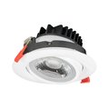 Jesco Downlight LED 2 Miniature Trimmed Recessed Downlight with Gimbal Trim White RLF-2708-SW5-WH